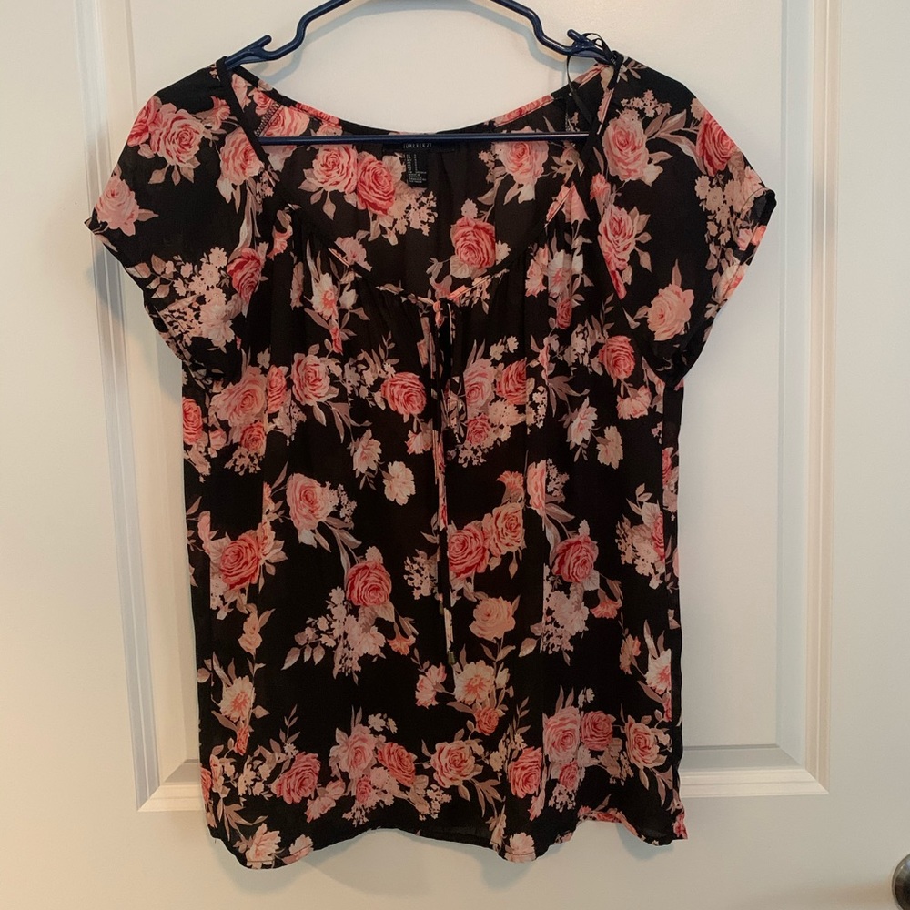 Forever 21 floral blouse